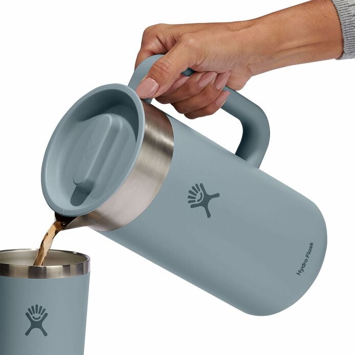 51-oz-insulated-pitcher-z0 okp51043-insulated-pitcher-shale-gray-pour.jpg